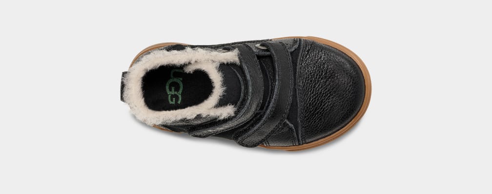 Black Ugg Rennon II Kids' Sneakers | 705384-LGZ