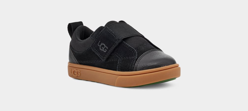 Black Ugg Rennon Low Kids' Sneakers | 370184-HLX