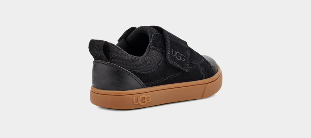 Black Ugg Rennon Low Kids' Sneakers | 370184-HLX