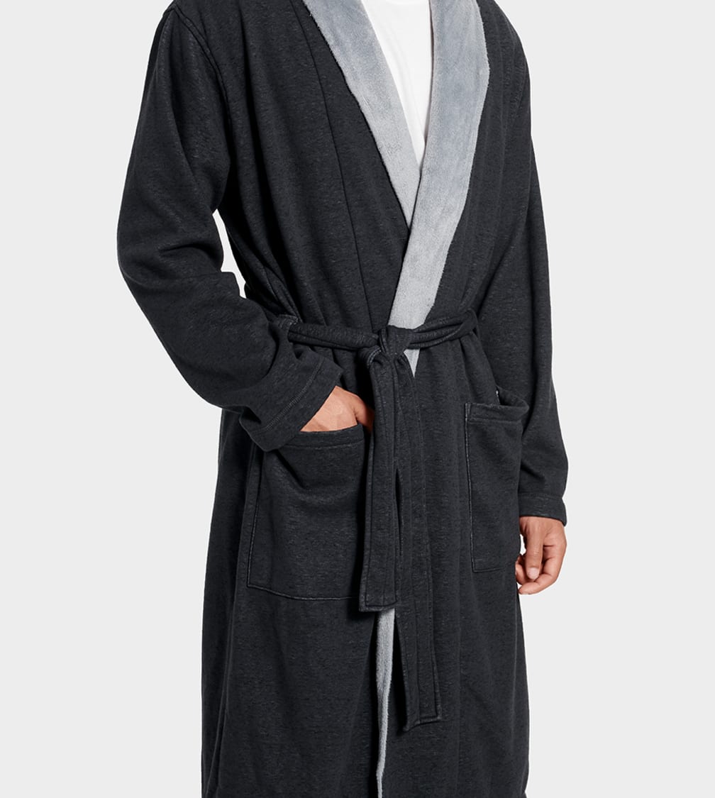 Black Ugg Robinson Men Sleepwear | 809365-TWL