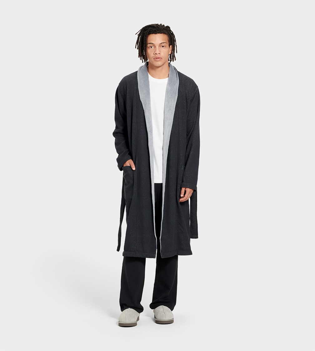 Black Ugg Robinson Men Sleepwear | 809365-TWL