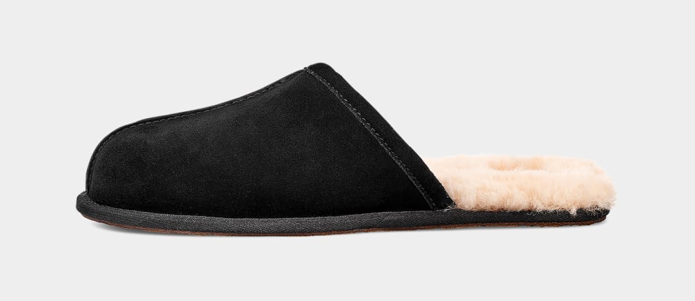 Black Ugg Scuff Men Slippers | 853641-OJR