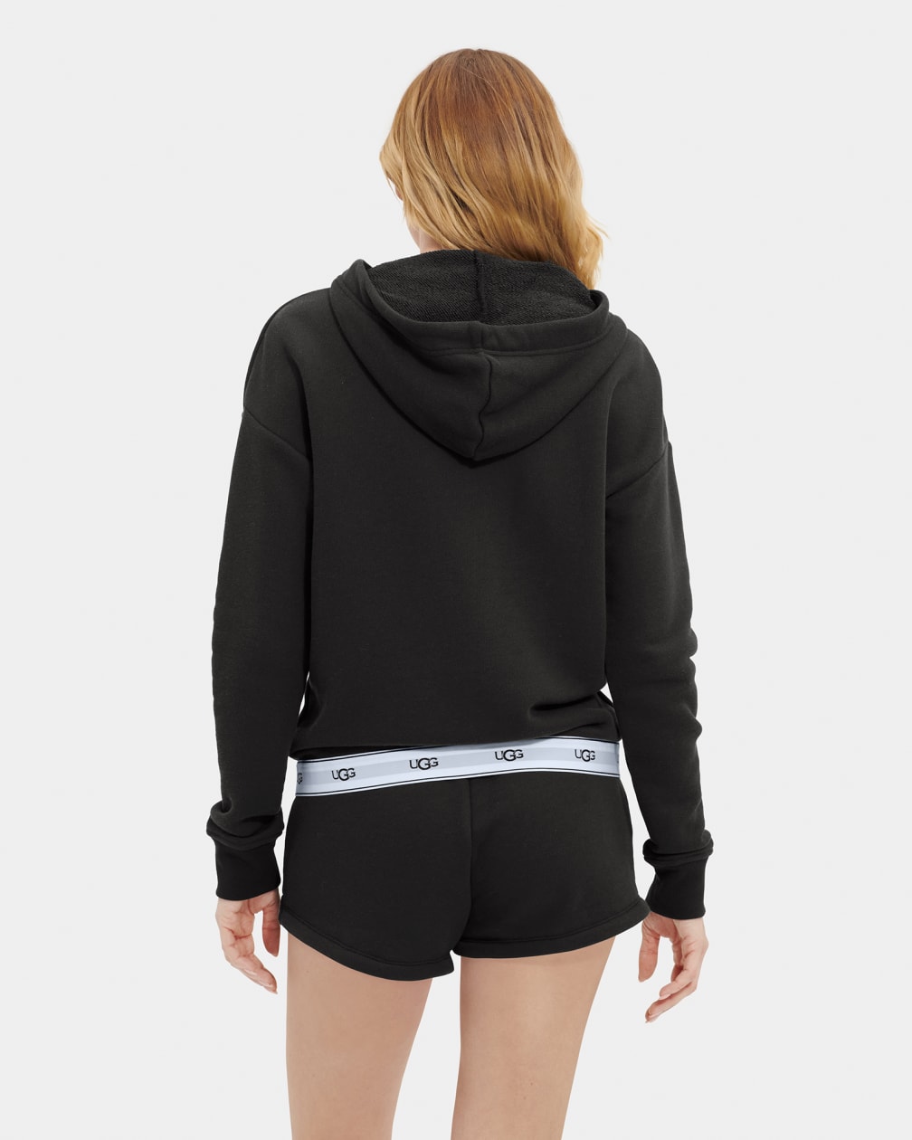 Black Ugg Sena Zipped Women Hoodie | 357698-PKG