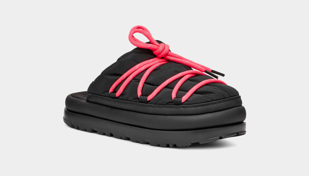 Black Ugg Spaceslider Tech Women Moccasins | 439867-EMS