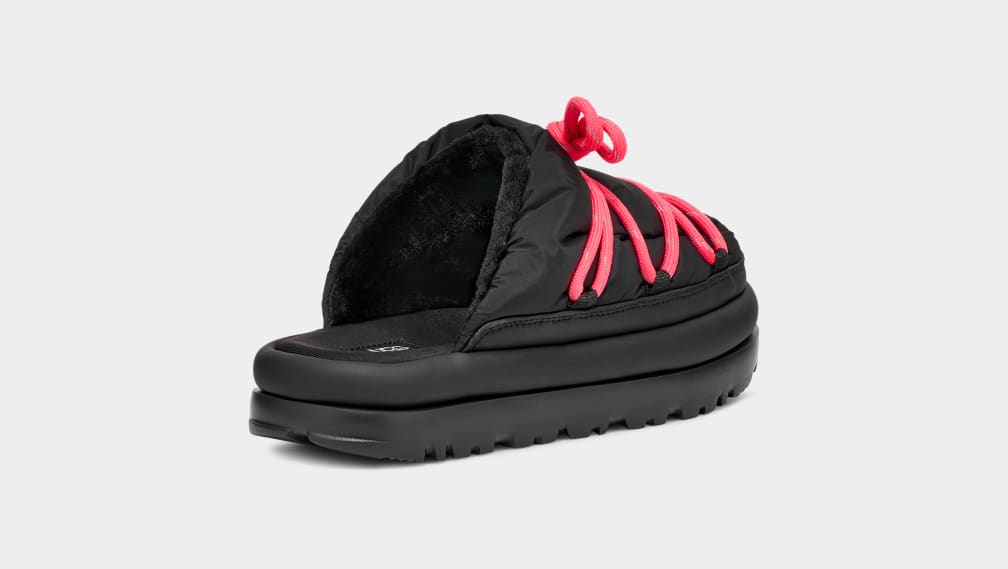 Black Ugg Spaceslider Tech Women Moccasins | 439867-EMS