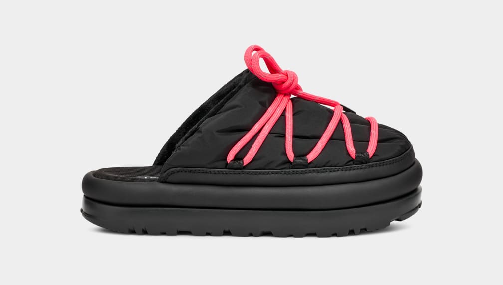 Black Ugg Spaceslider Tech Women Moccasins | 439867-EMS