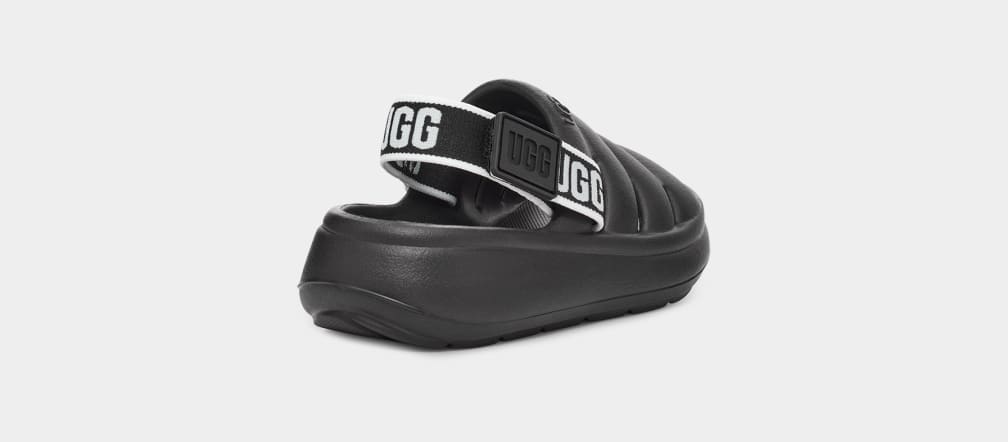 Black Ugg Sport Yeah Kids' Sandals | 905684-IJF