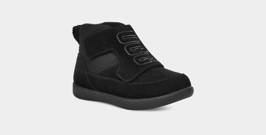 Black Ugg Stryder Washable Kids' Sneakers | 321687-ICR