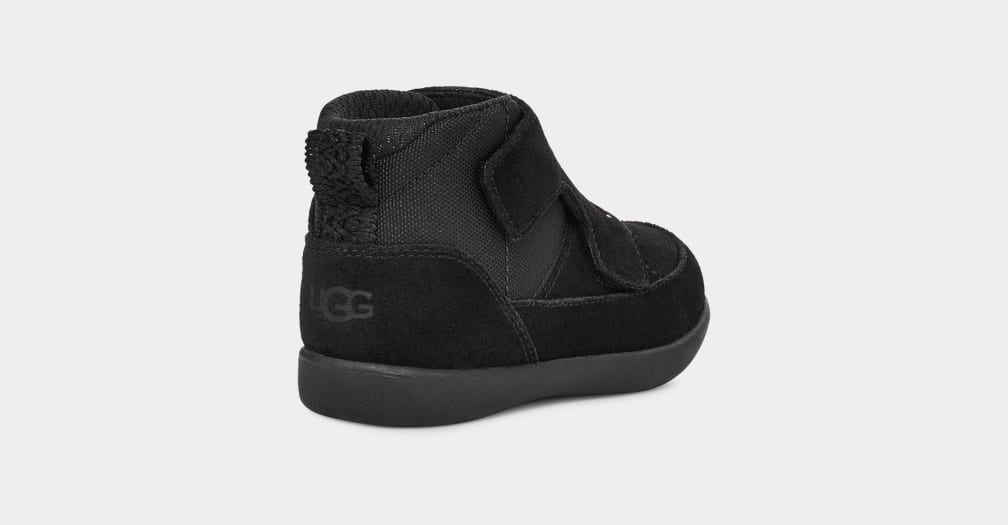 Black Ugg Stryder Washable Kids' Sneakers | 321687-ICR