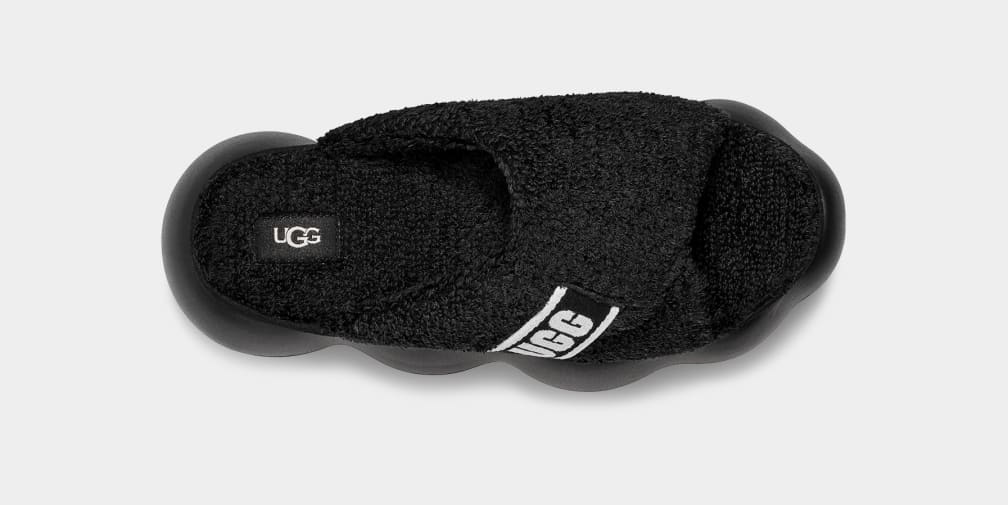 Black Ugg Sugarcloud Women Slides | 192574-SEZ