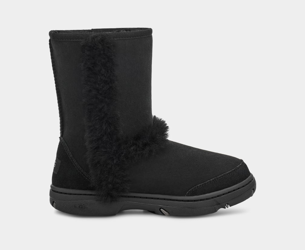 Black Ugg Sunburst Women Boots | 175089-CQS