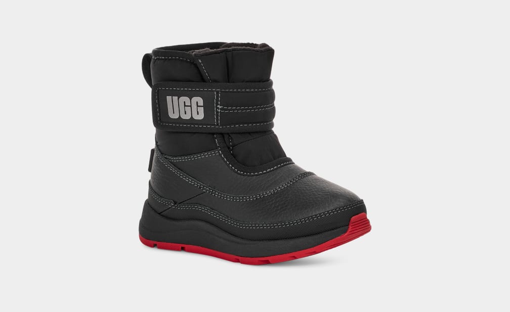 Black Ugg Taney Weather Kids' Boots | 564391-QNF