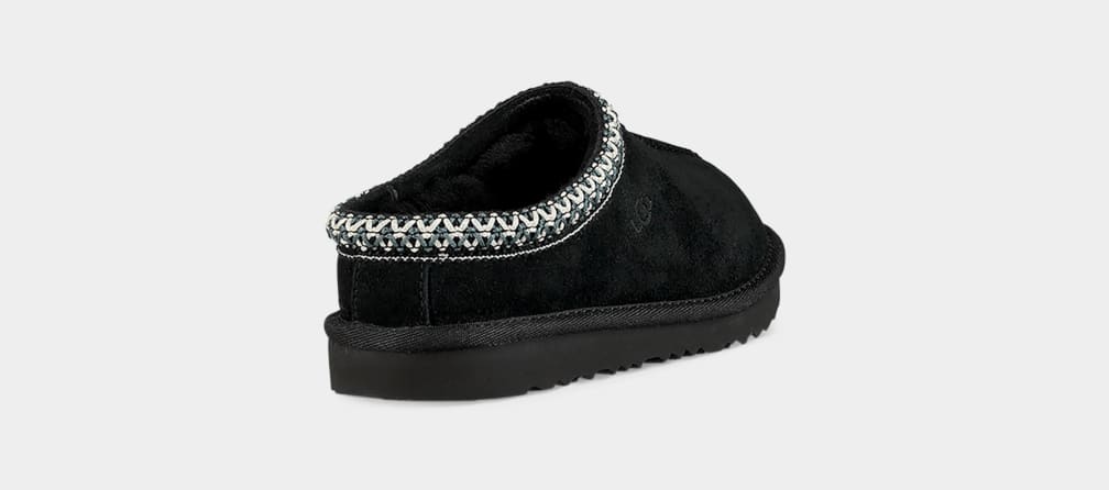 Black Ugg Tasman II Kids' Slippers | 294075-BXT