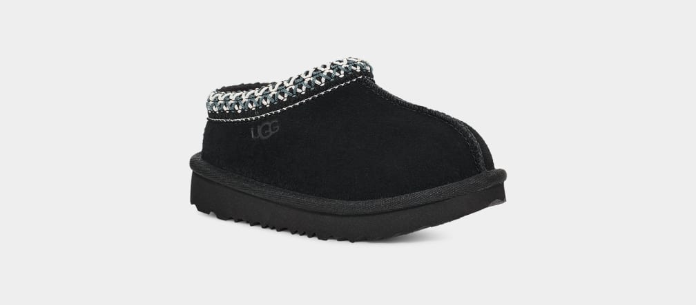 Black Ugg Tasman II Kids' Slippers | 631987-YRX