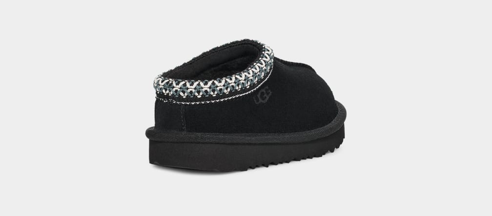 Black Ugg Tasman II Kids' Slippers | 631987-YRX