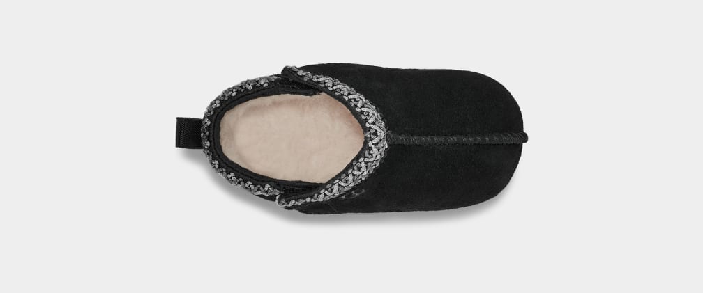 Black Ugg Tasman Kids' Slippers | 041563-YHQ