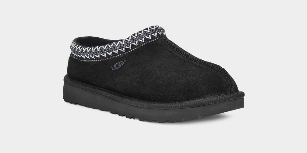 Black Ugg Tasman Women Slip On | 453189-KGW