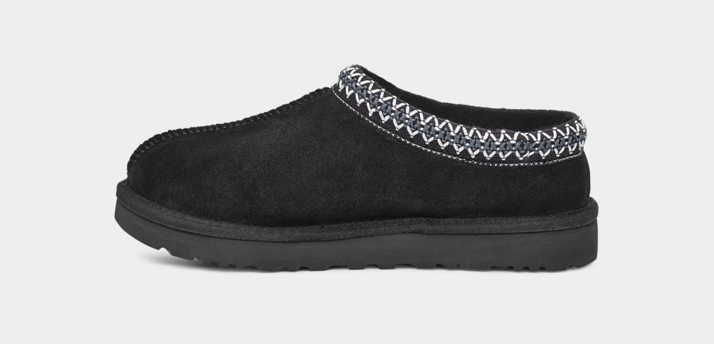 Black Ugg Tasman Women Slip On | 453189-KGW