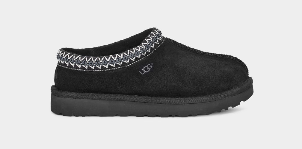 Black Ugg Tasman Women Slip On | 453189-KGW