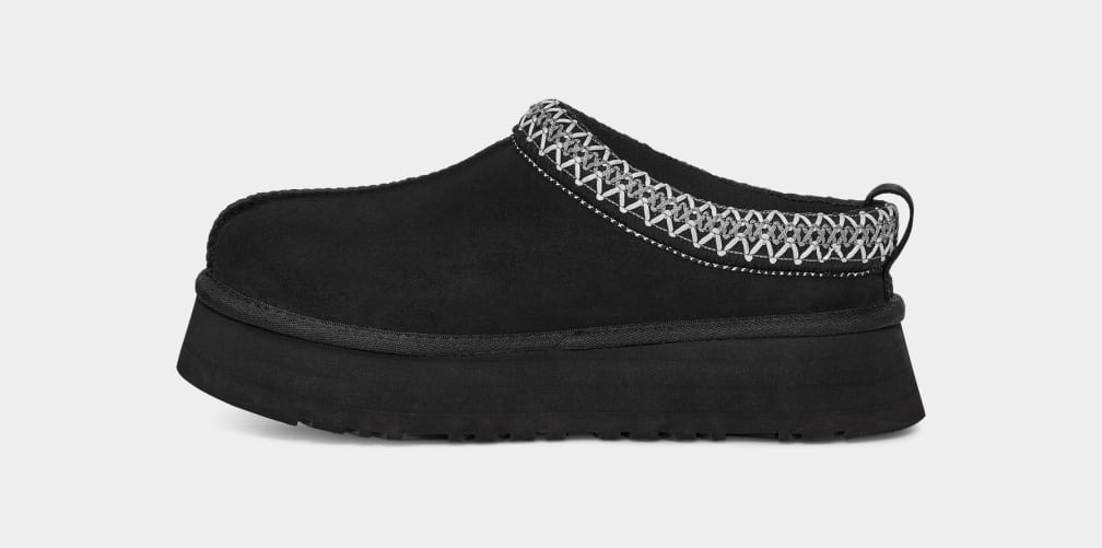 Black Ugg Tazz Women Slippers | 329506-JIP