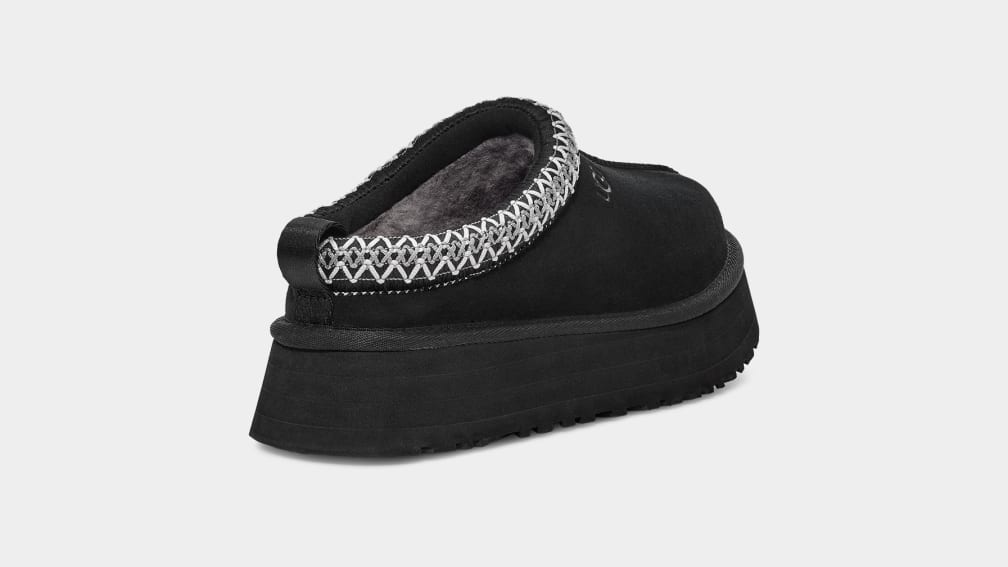 Black Ugg Tazz Women Slippers | 329506-JIP