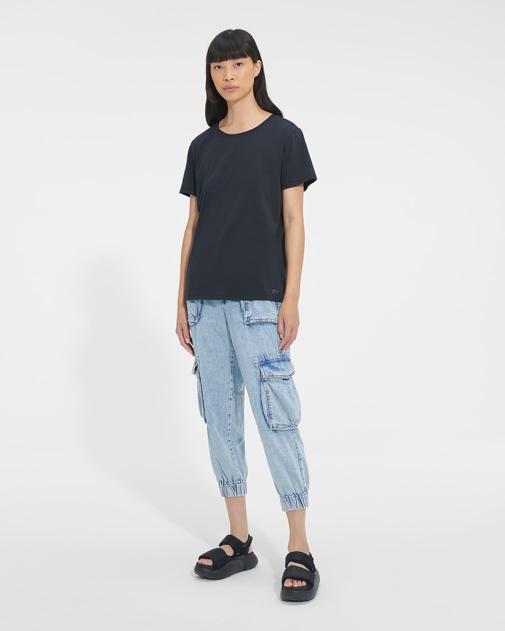 Black Ugg Uma Women Tops | 480591-PML