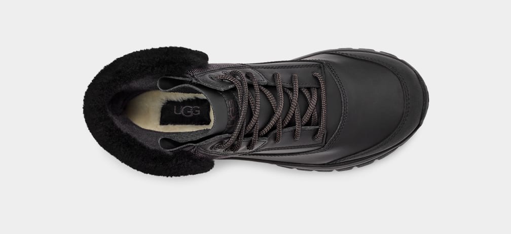 Black Ugg Yose Fluff V2 Women Boots | 015483-KZT