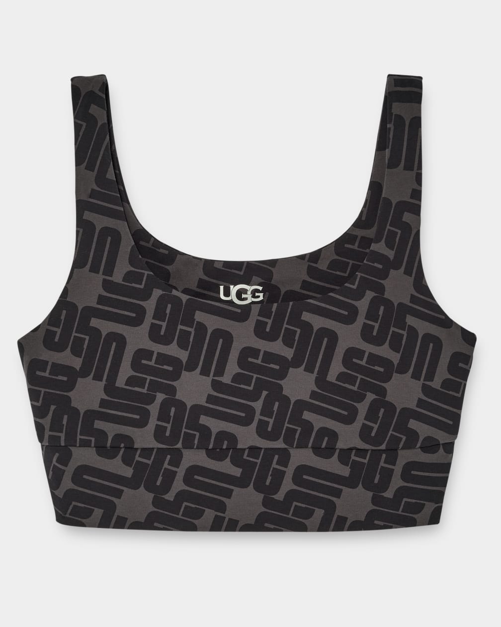 Black Ugg Zayley Bralette Monogram Women Tops | 281530-ZME