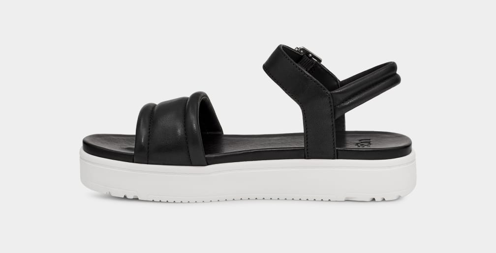 Black Ugg Zayne Strap Women Sandals | 986105-HRF