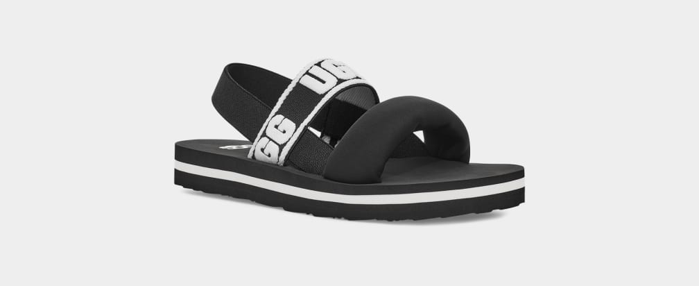 Black Ugg Zuma Sling Kids' Sandals | 684712-EYI