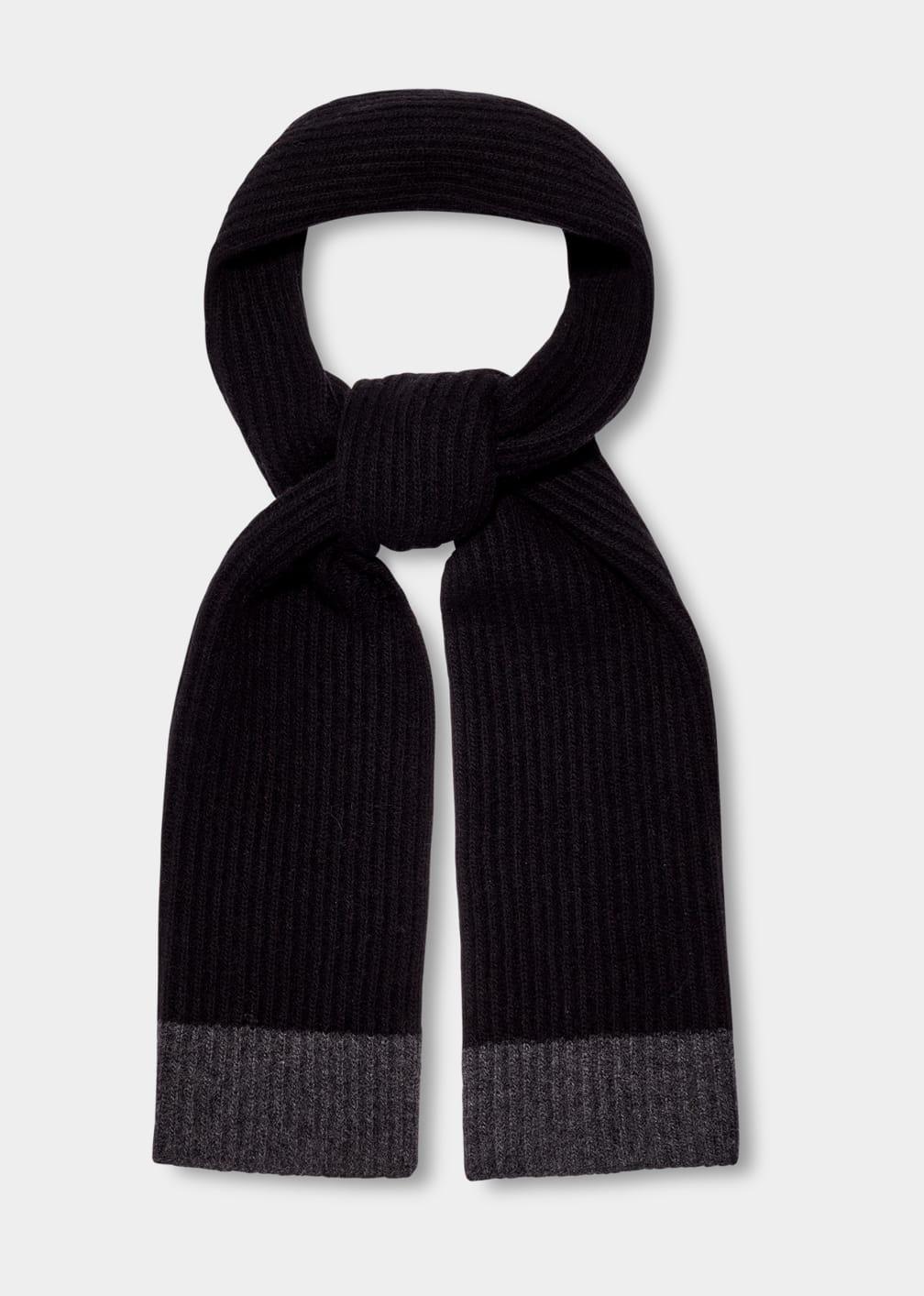 Black / Grey Ugg Evander Knit Men Scarves | 370529-BVN