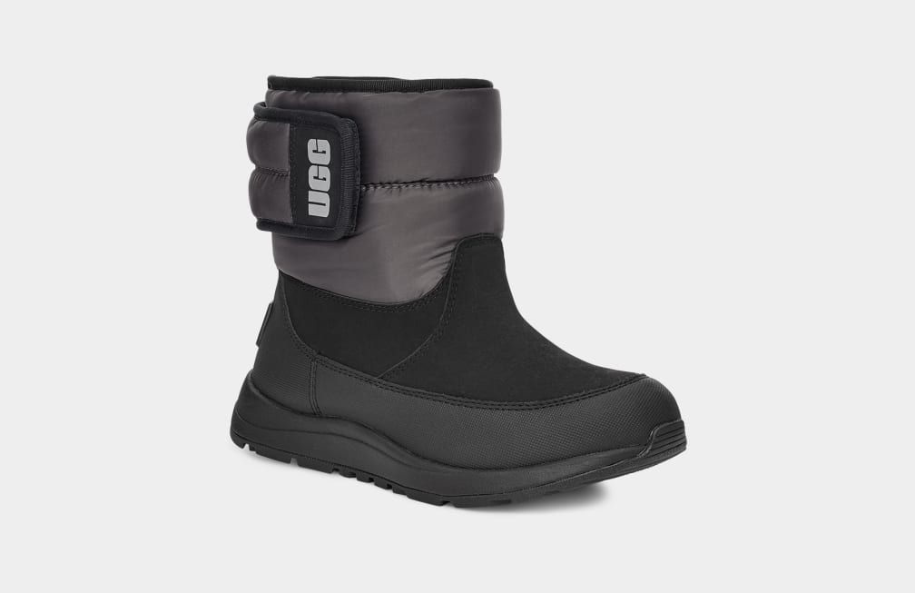 Black / Grey Ugg Toty Weather Kids' Boots | 307641-MTD