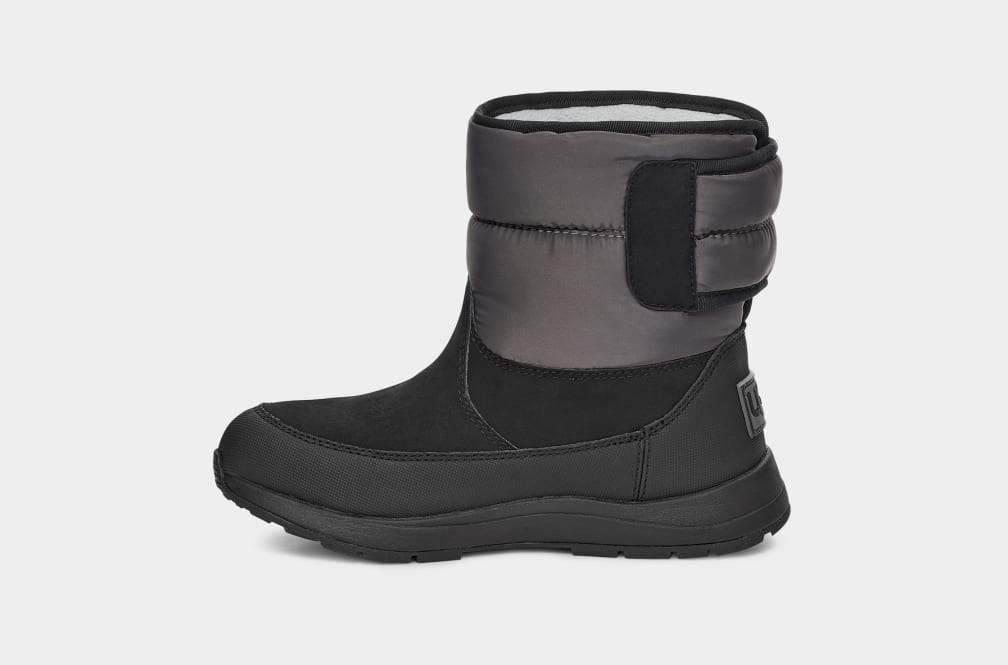 Black / Grey Ugg Toty Weather Kids' Boots | 307641-MTD