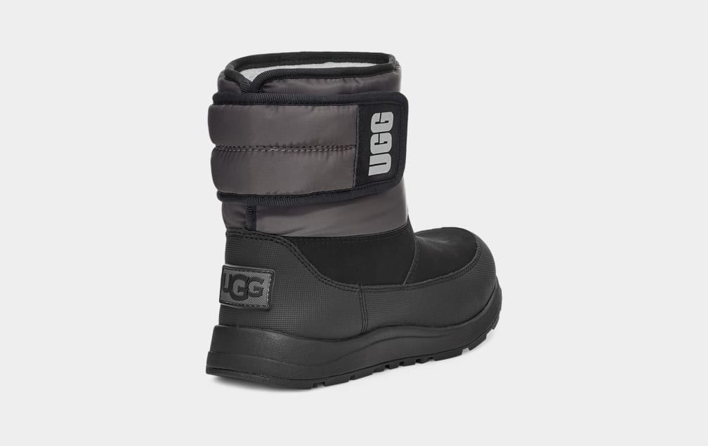 Black / Grey Ugg Toty Weather Kids' Boots | 307641-MTD