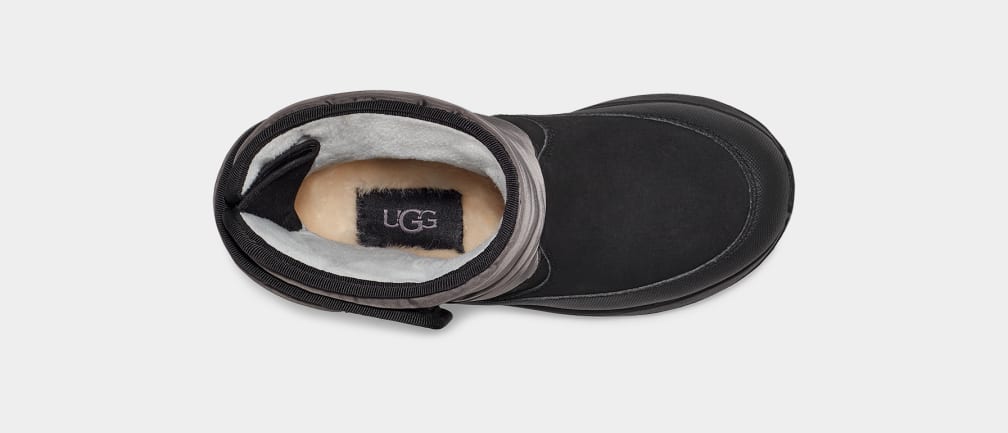 Black / Grey Ugg Toty Weather Kids' Boots | 307641-MTD