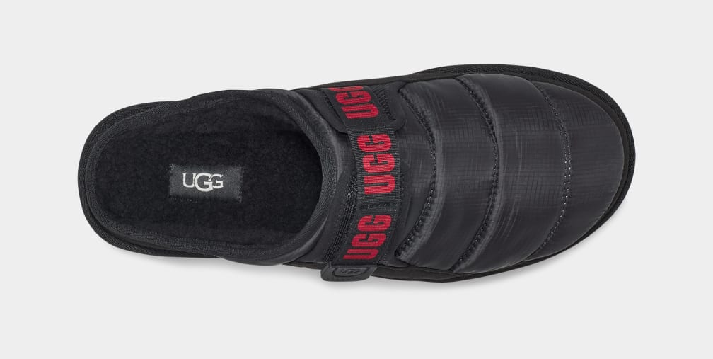 Black / Red Ugg Dune LTA Men Slippers | 817426-FOY