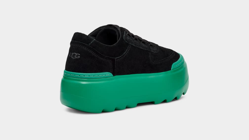 Black / Turquoise / Green Ugg Marin Mega Lace Women Sneakers | 158074-QRF