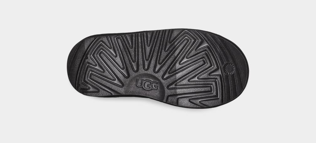 Black / White Ugg Tasman LTA Wavelength Kids' Slippers | 670321-JKT