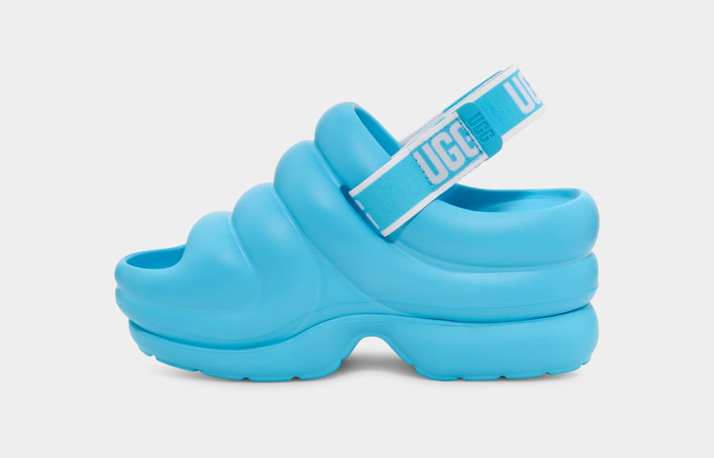 Blue Ugg Aww Yeah Women Sandals | 140923-EWN