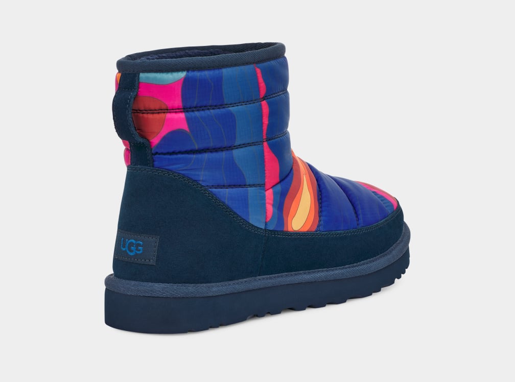 Blue Ugg Classic Mini LTA Calio Men Boots | 684397-KZV