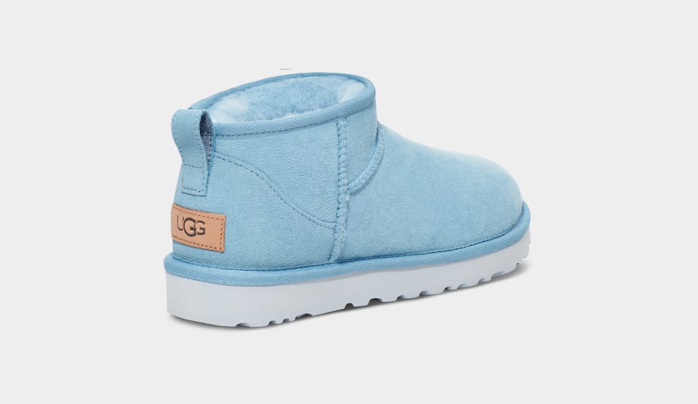 Blue Ugg Classic Ultra Mini Women Boots | 610394-BGR