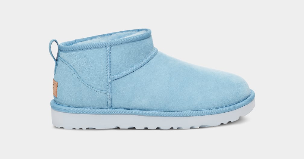 Blue Ugg Classic Ultra Mini Women Boots | 610394-BGR