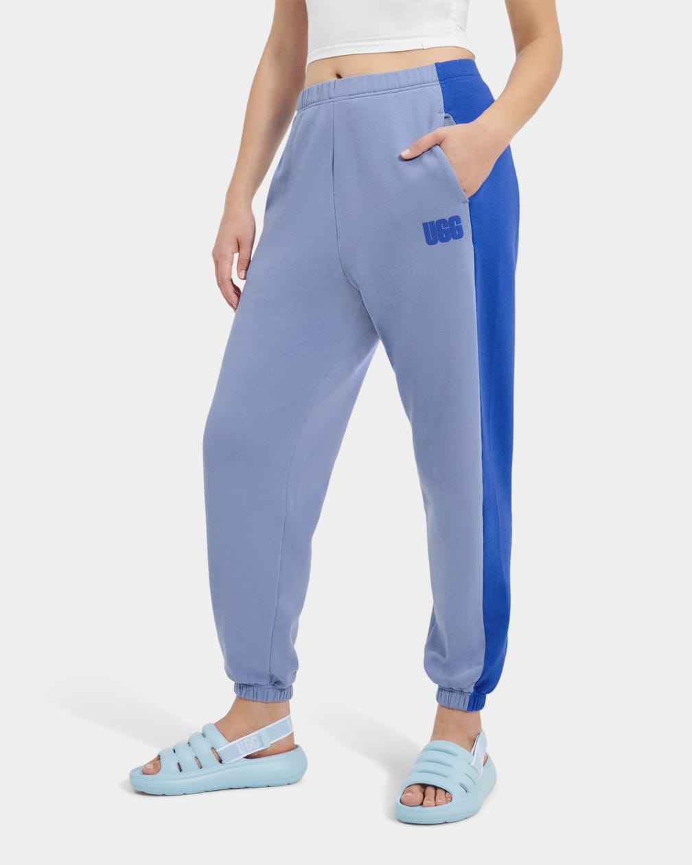 Blue Ugg Jayleen Blocked Women Sweatpants | 432578-ZNX