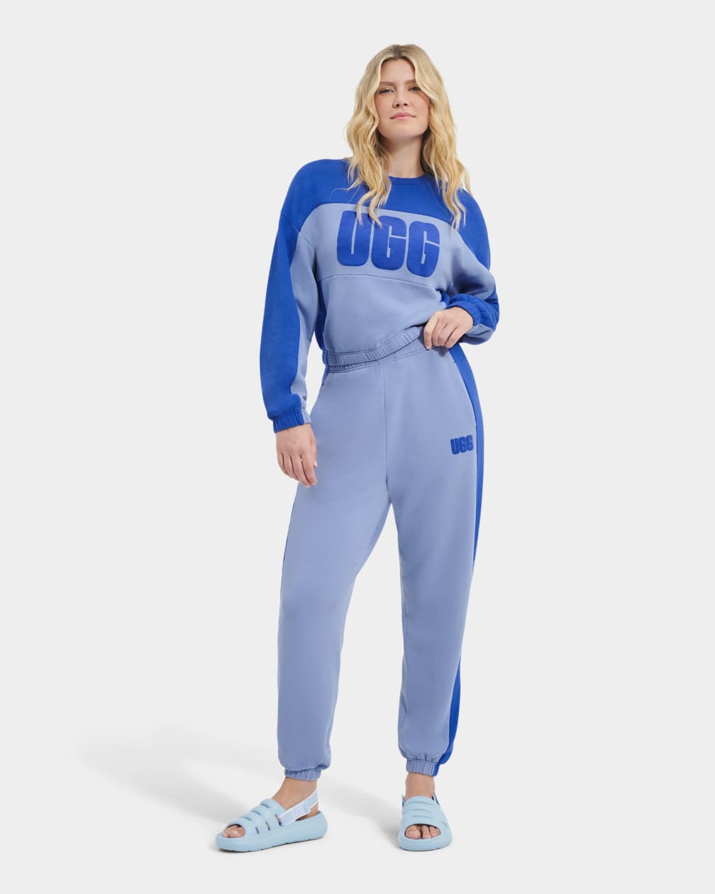 Blue Ugg Jayleen Blocked Women Sweatpants | 432578-ZNX