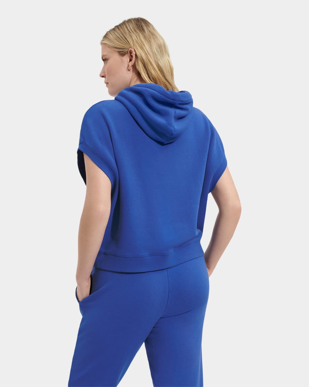 Blue Ugg Jessikah Sleeveless Women Hoodie | 791658-LUY