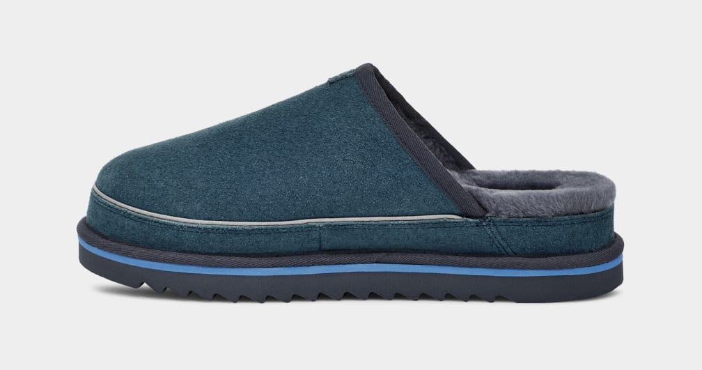 Blue Ugg Scuff Cali Wave Men Moccasins | 853704-RTC