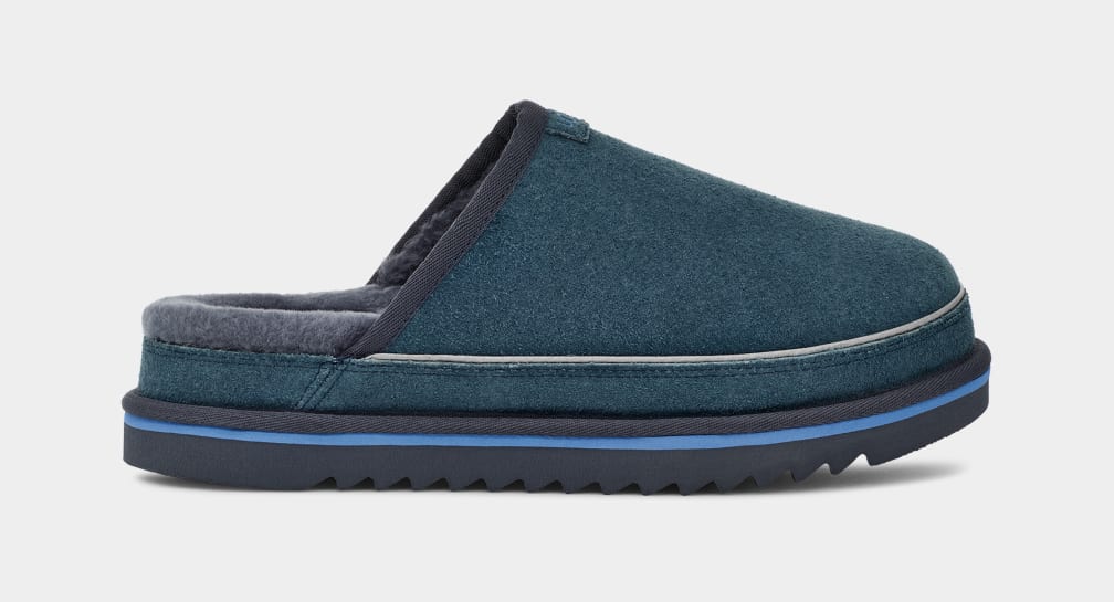 Blue Ugg Scuff Cali Wave Men Moccasins | 853704-RTC