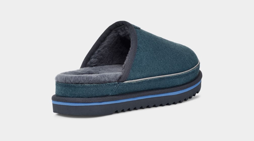 Blue Ugg Scuff Cali Wave Men Slippers | 028647-KTE