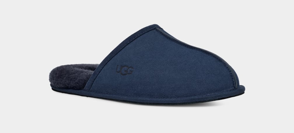 Blue Ugg Scuff Men Slippers | 952031-AIO