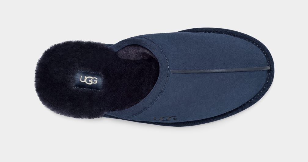 Blue Ugg Scuff Men Slippers | 952031-AIO